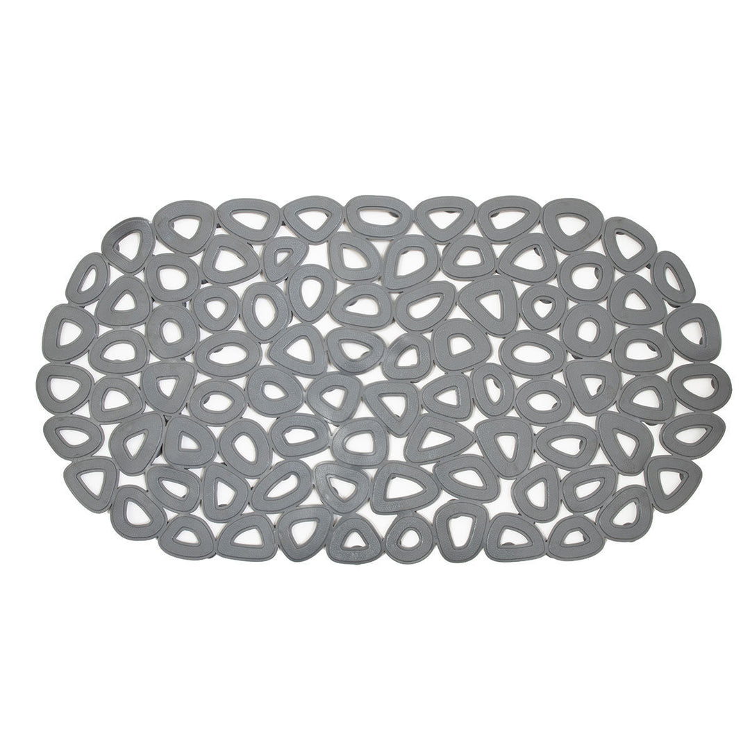 Αντιολισθητικό Μπάνιου ECO 68X35cm Ανακυκλωμένο PVC Ανθρακί Estia