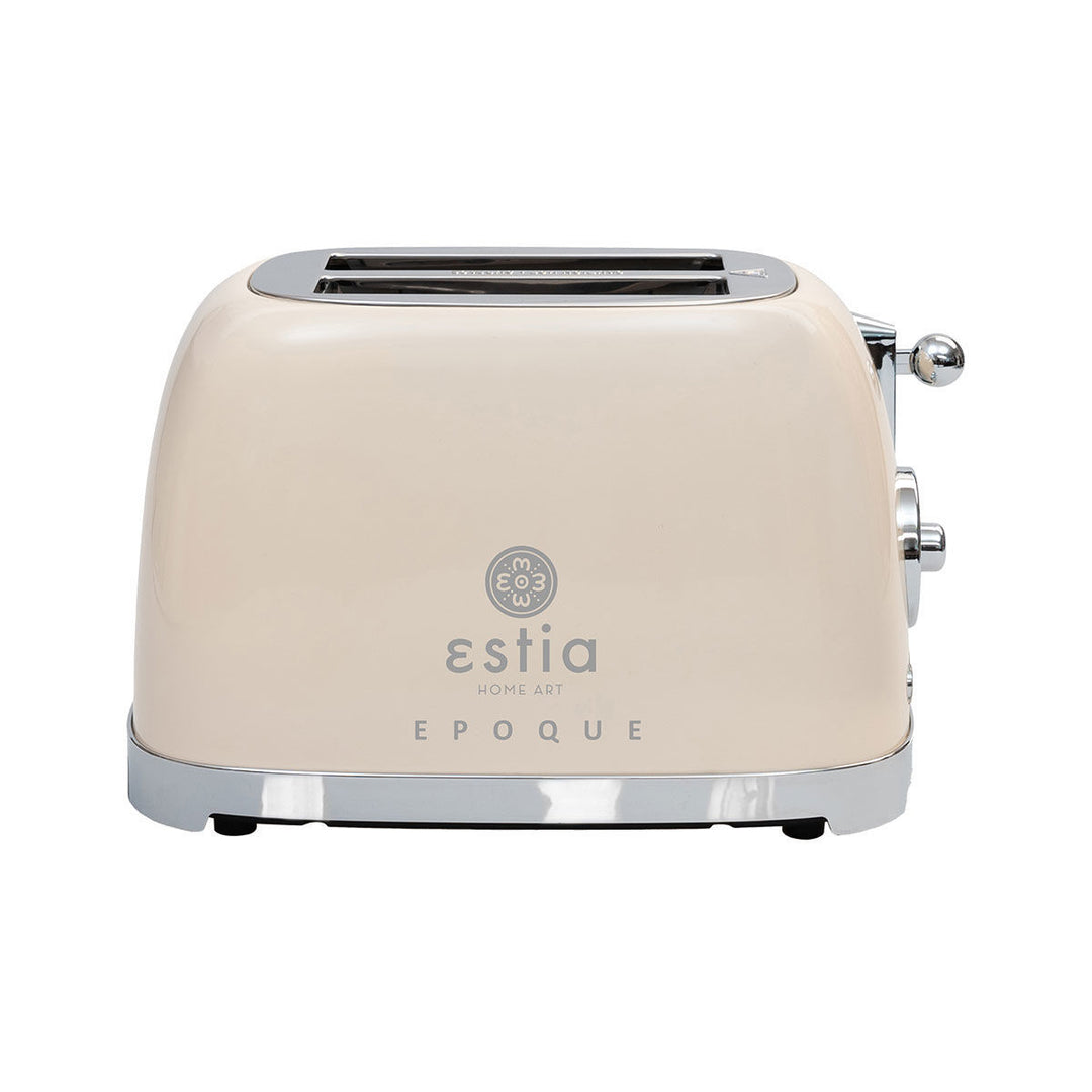Φρυγανιέρα Retro Epoque 2 Θέσεων 815W Εκρού Estia