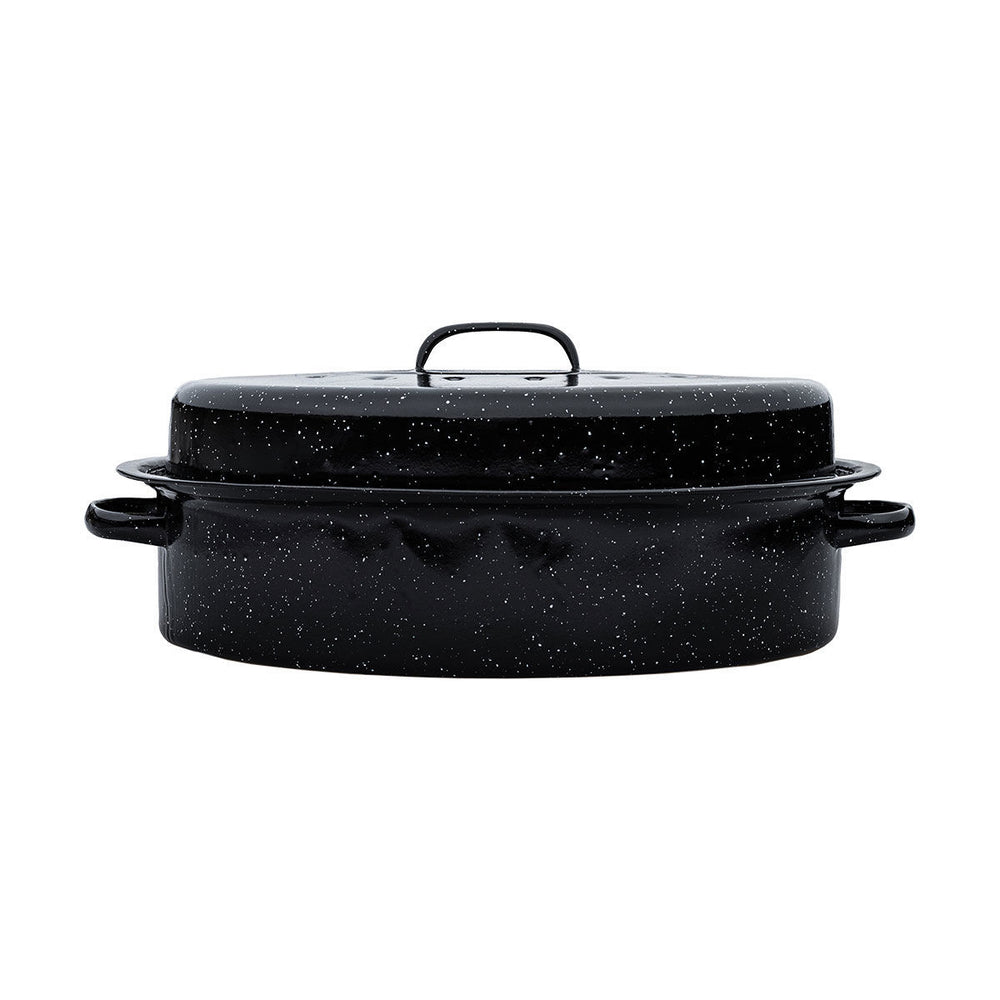 Γάστρα Enamel Εμαγιέ 46.5X32X18cm 78lt Με Σχάρα Estia
