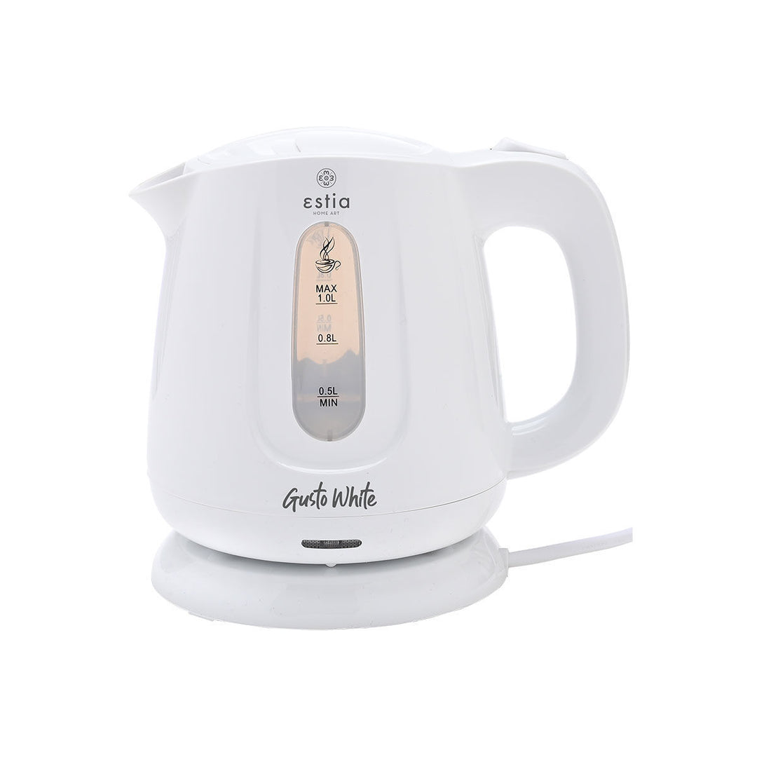 Βραστήρας 1lt Gusto White Πλαστικός 1100W Estia