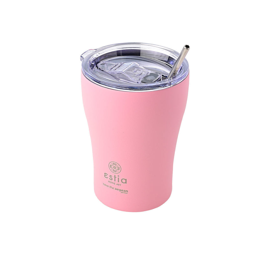 Estia Ποτήρι Θερμός Save The Aegean Ροζ Blossom Rose Coffee Mug