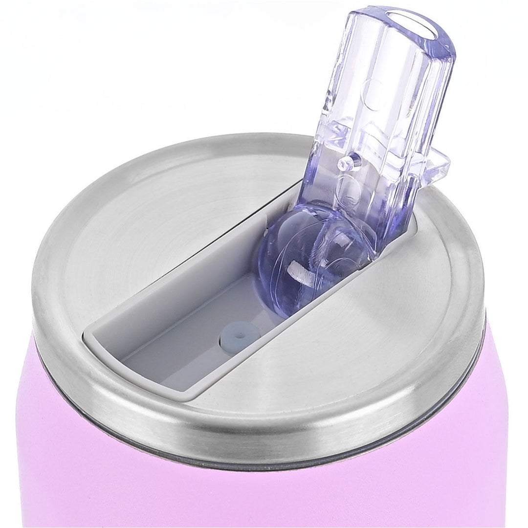 Estia Ποτήρι Θερμός Με Καλαμάκι Save The Aegean 500ml Λιλά Lavender Purple Travel Cup