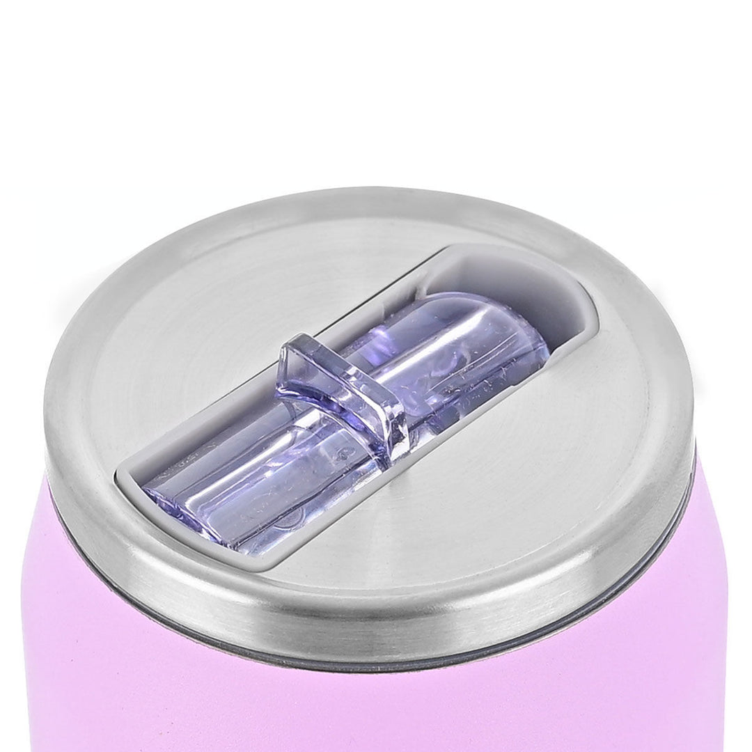Estia Ποτήρι Θερμός Με Καλαμάκι Save The Aegean 500ml Λιλά Lavender Purple Travel Cup