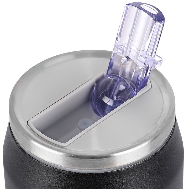 Estia Ποτήρι Θερμός Με Καλαμάκι Save The Aegean 500ml Μαύρο Midnight Black Travel Cup