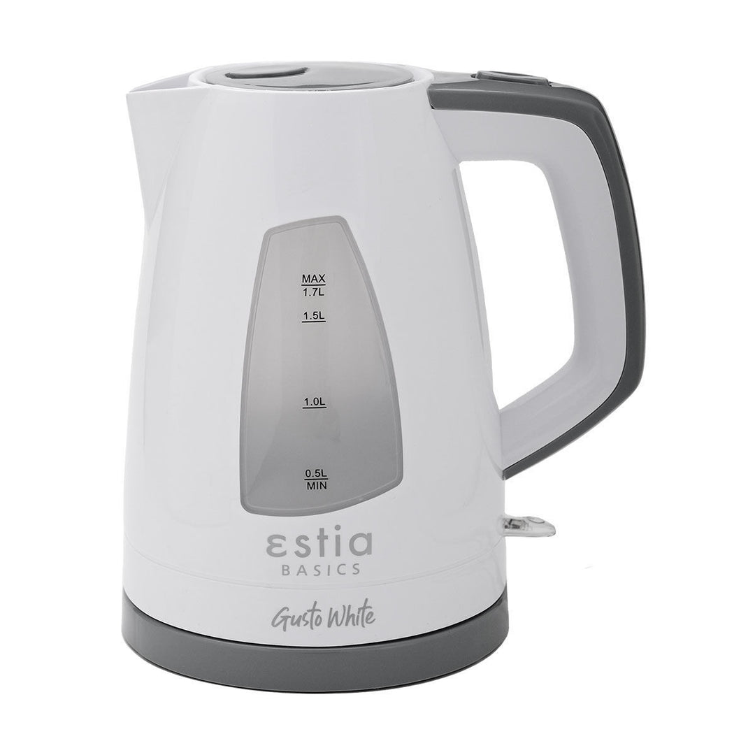 Βραστήρας 1.7lt Gusto White Λευκός Πλαστικός 2200W Estia