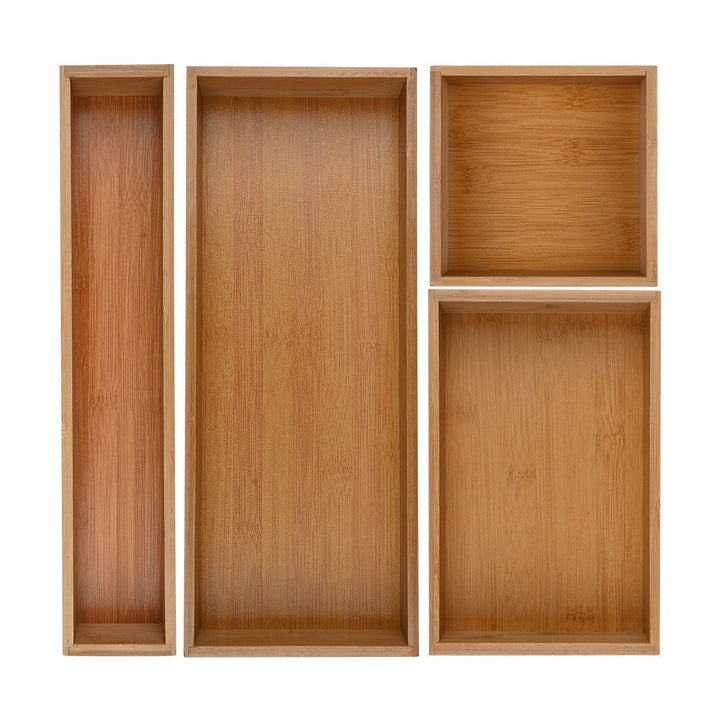 Κουτί Οργάνωσης Συρταριού Ξύλινο 15x23 Bamboo Essentials Estia