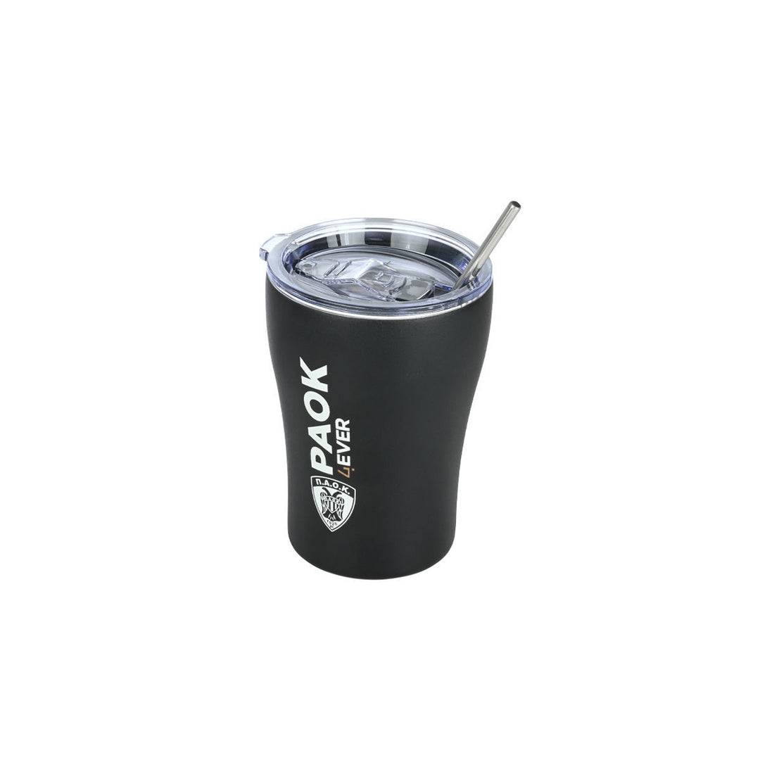 Estia Ποτήρι Θερμός 350ml Μαύρο ΠΑΟΚ Edition Coffee Mug