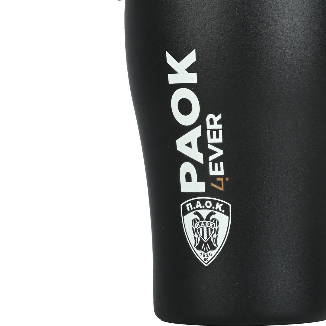 Estia Ποτήρι Θερμός 350ml Μαύρο ΠΑΟΚ Edition Coffee Mug