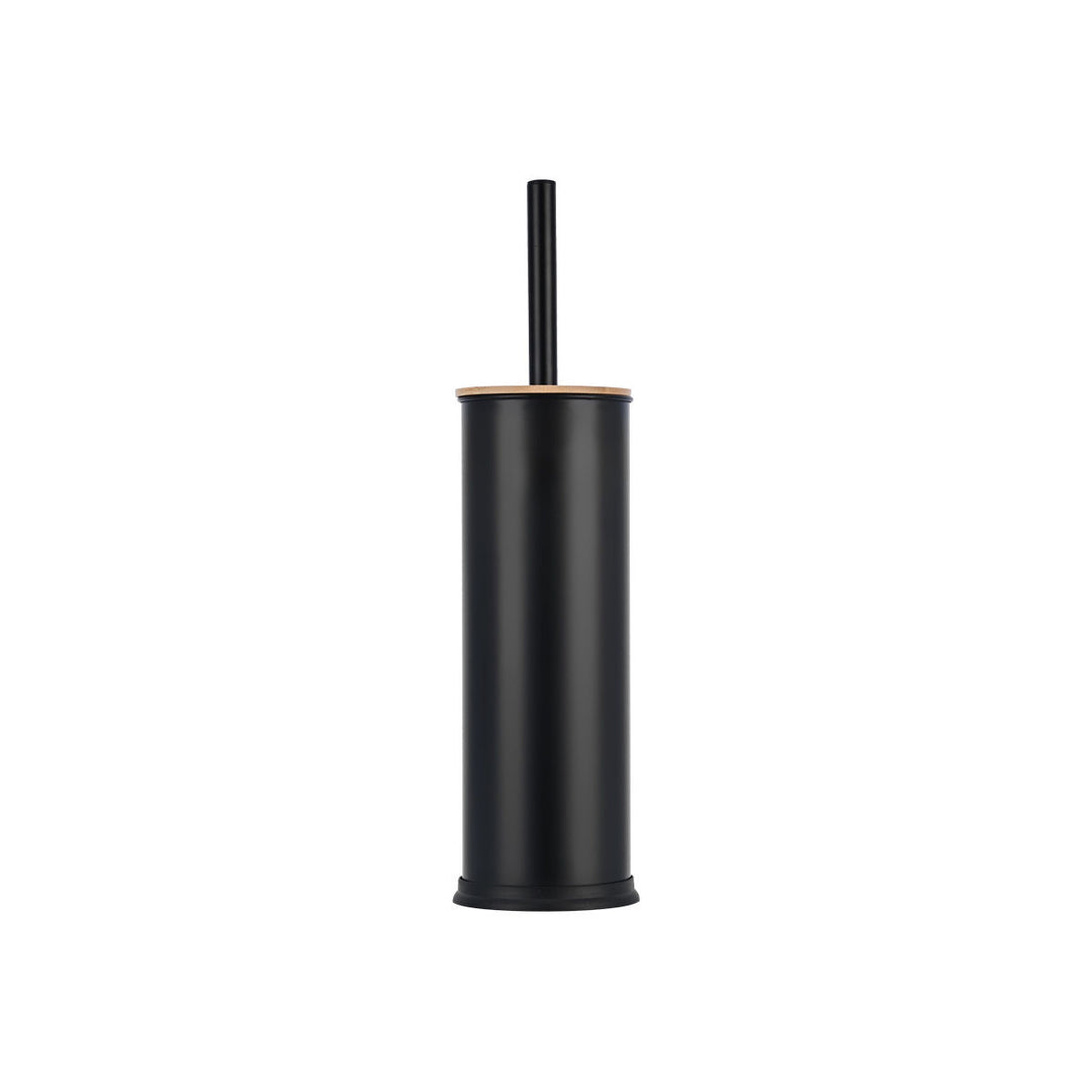 Πιγκάλ Μεταλλικό Μαύρο Με Bamboo Καπάκι Essentials Estia