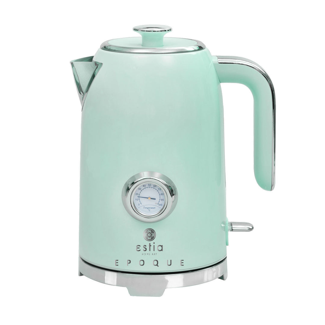 Βραστήρας 1.7lt Retro Epoque Mint Ανοξείδωτος 2200W Estia
