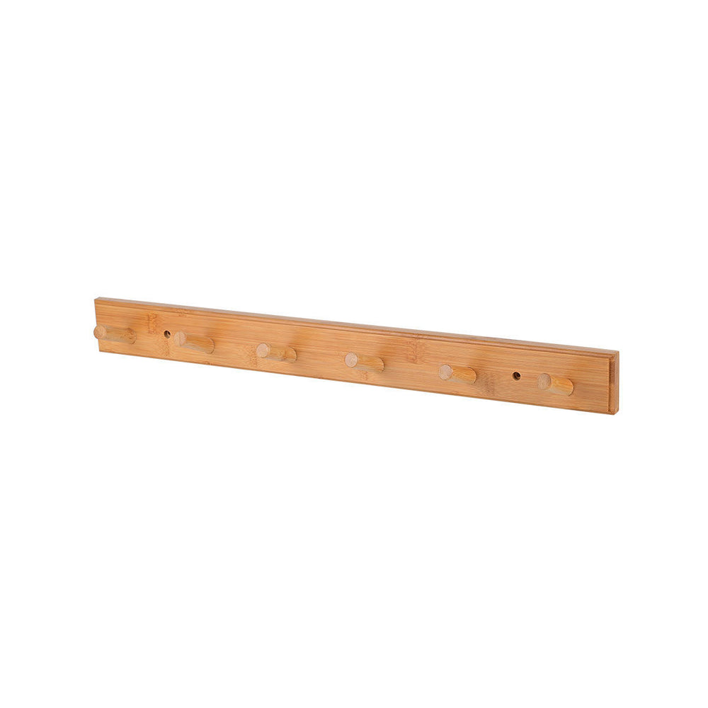 Κρεμάστρα Τοίχου 6 Θέσεων Bamboo Estia