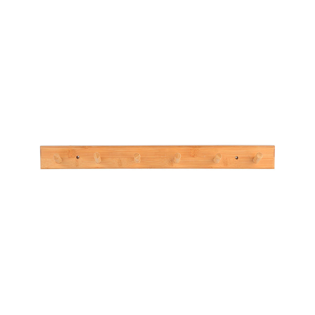Κρεμάστρα Τοίχου 6 Θέσεων Bamboo Estia