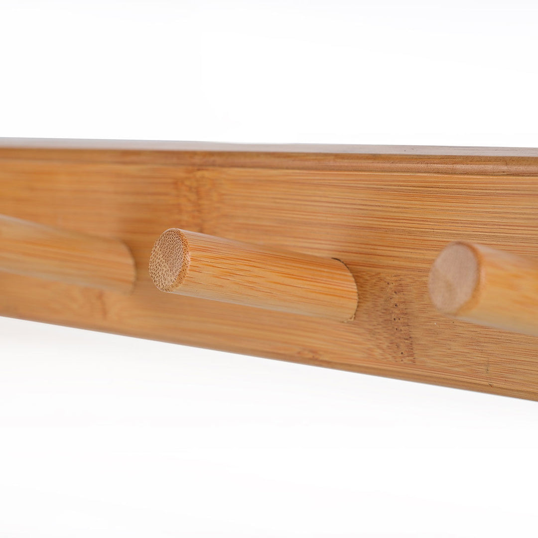 Κρεμάστρα Τοίχου 6 Θέσεων Bamboo Estia