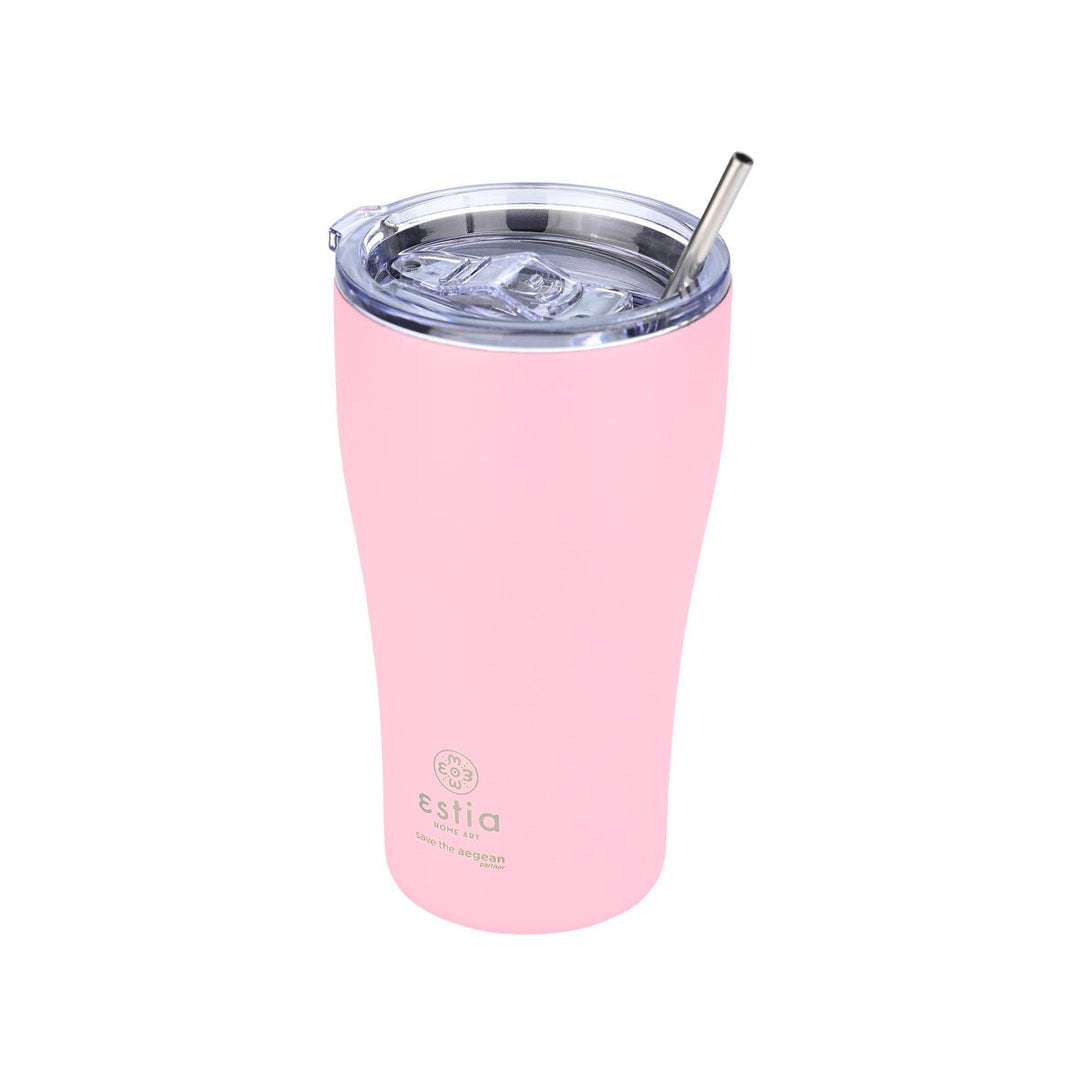 Estia Ποτήρι Θερμός Save The Aegean Ροζ Blossom Rose Coffee Mug