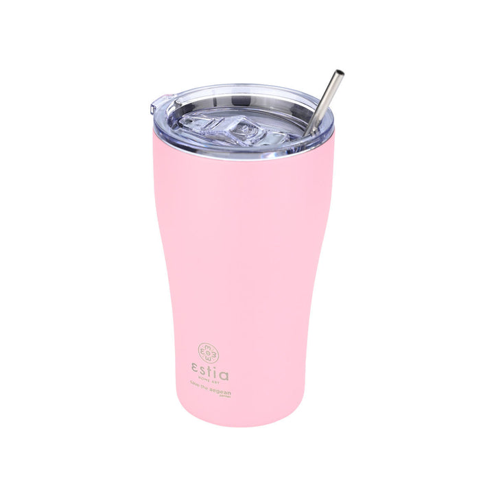 Estia Ποτήρι Θερμός Save The Aegean Ροζ Blossom Rose Coffee Mug