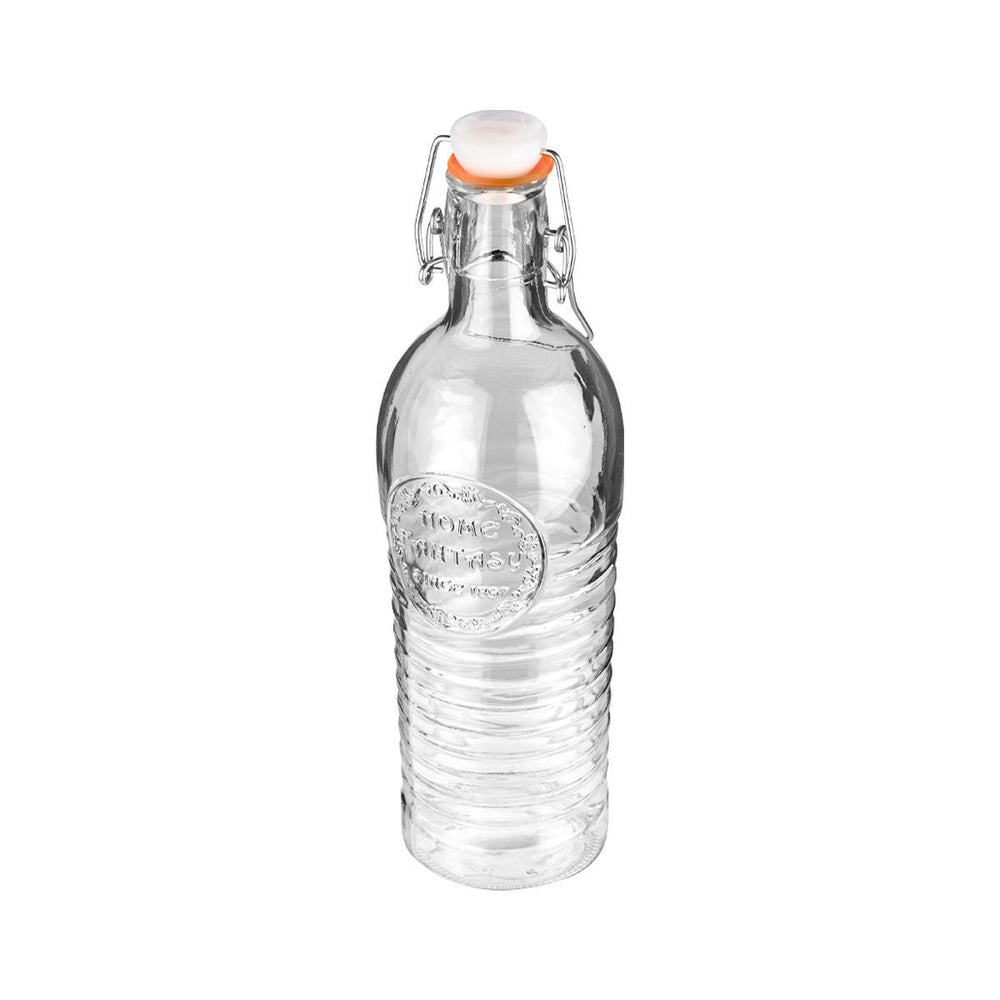 Μπουκάλι Γυάλινο 1100ml με Μεταλλικό Κλιπ Estia