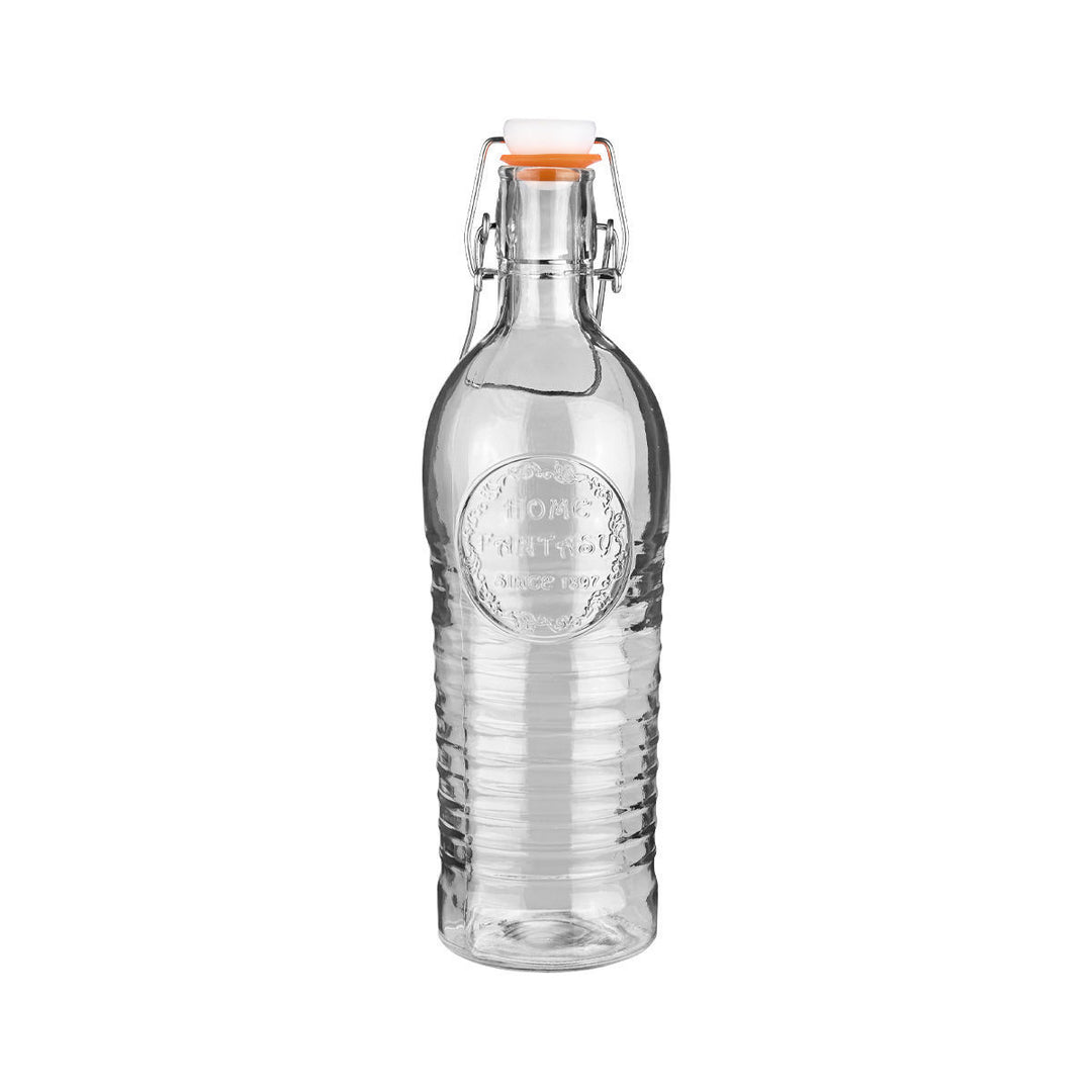 Μπουκάλι Γυάλινο 1100ml με Μεταλλικό Κλιπ Estia