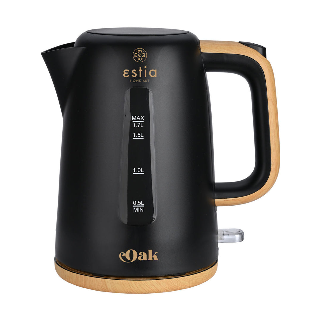 Βραστήρας 1.7lt Oak Μαύρος Πλαστικός 2200W Estia