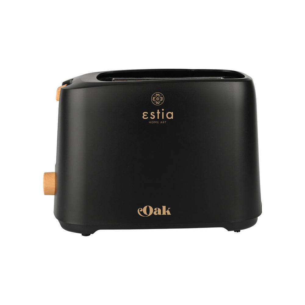 Φρυγανιέρα Oak 2 Θέσεων 700W Με 7 Επίπεδα Ψησίματος Μαύρη Estia