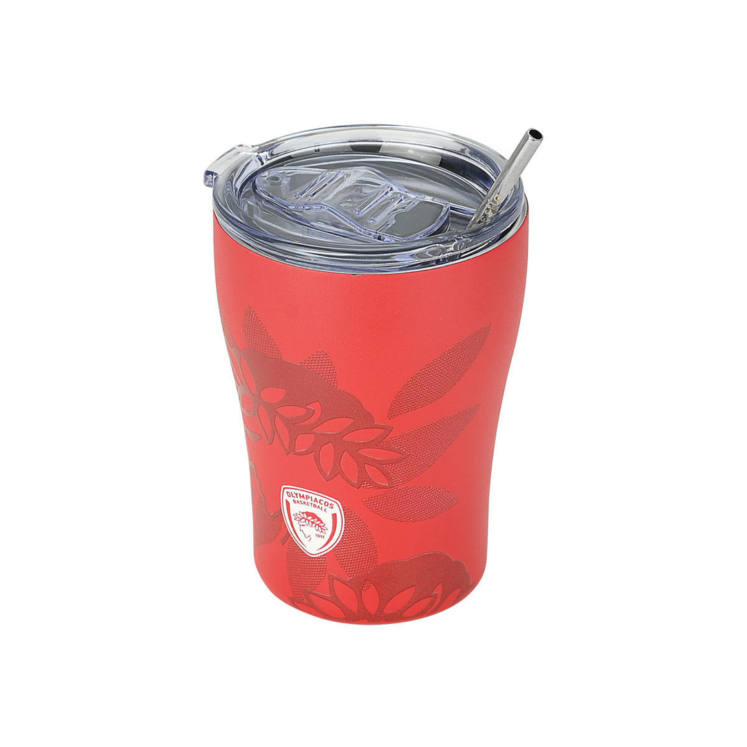 Estia Ποτήρι Θερμός 350ml Κόκκινο Ολυμπιακός BC Edition Coffee Mug