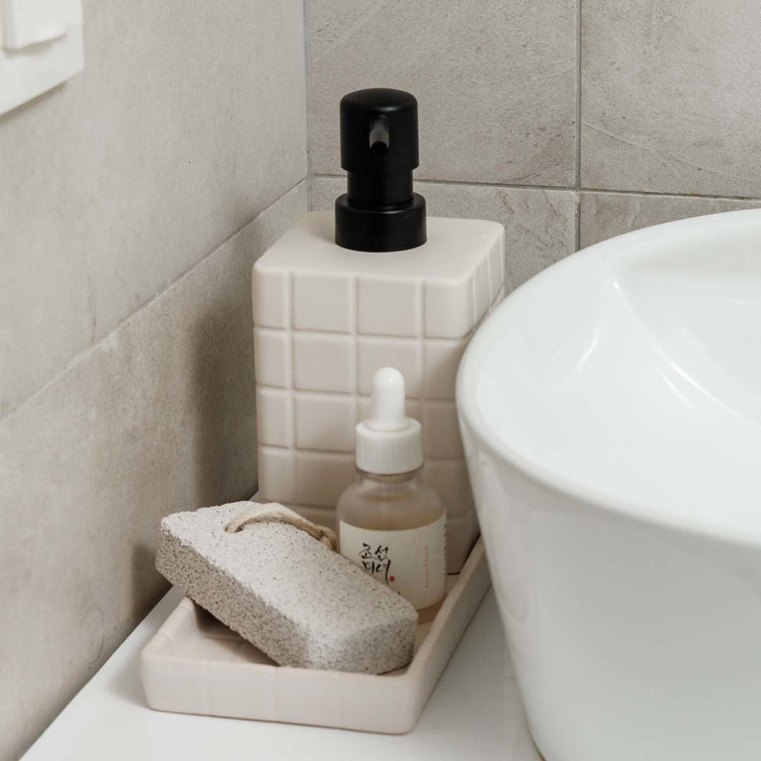 Estia Δίσκος Μπάνιου Κεραμικός Λευκός Tiles