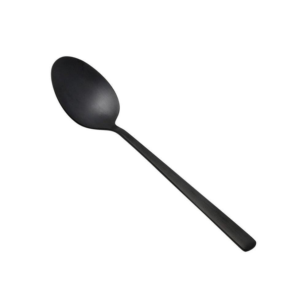 Κουτάλι Γλυκού Prestige Black Από Ανοξείδωτο Ατσάλι Μαύρο Ματ Estia
