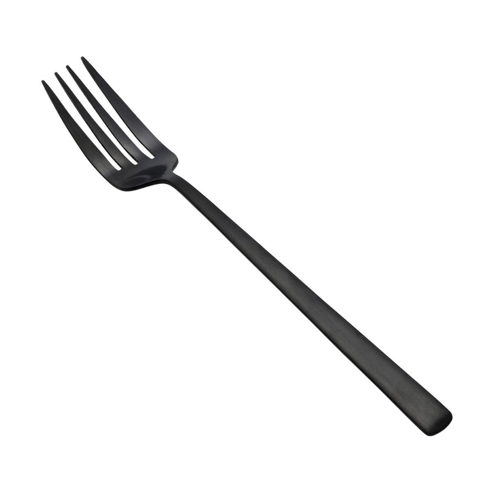 Πιρούνι Φαγητού Prestige Black Από Ανοξείδωτο Ατσάλι Μαύρο Ματ Estia