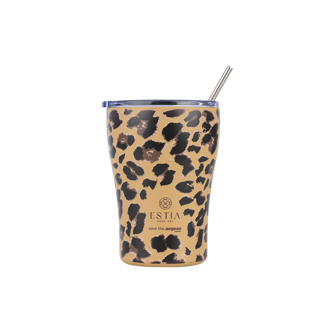 Estia Ποτήρι Θερμός Save The Aegean 350ml Animal Print Λεοπάρ Spotted Prowl Coffee Mug