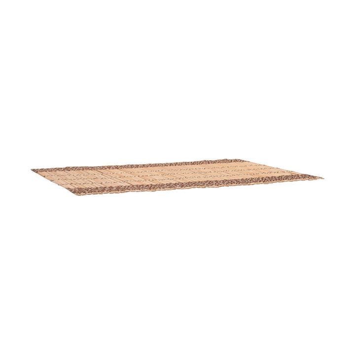 Ξαπλωμένο σουπλά Bamboo Essentials Estia σε καφέ χρώμα, φωτογραφημένο με ελαφριά προοπτική και λευκό φόντο.