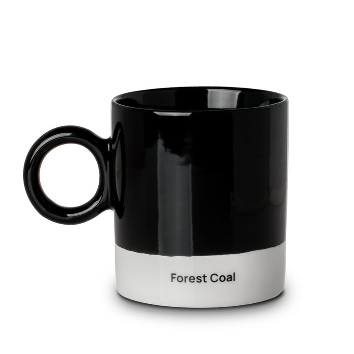 Κούπα Μαύρη "Forest Coal" New Bone 450ml Tone Lab Estia