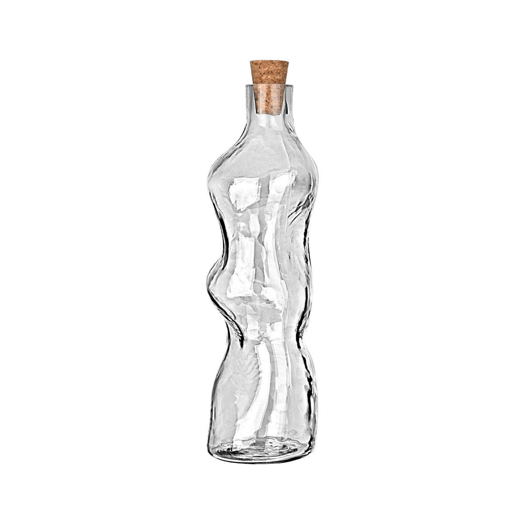 Μπουκάλι Γυάλινο Sway 1000ml με Καπάκι Φελλού Estia