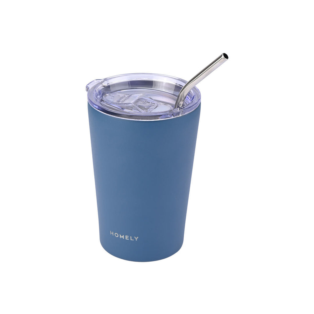 Estia Ποτήρι Θερμός Mug Homely 400ml Πετρόλ Indigo Blue Coffee Mug
