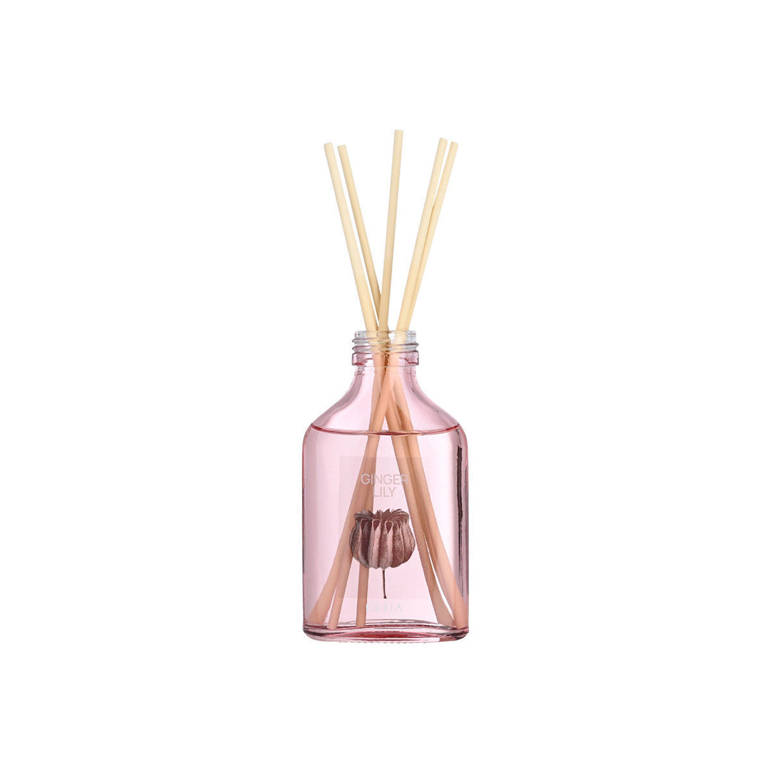 Αρωματικό Χώρου Με Στικς Ροζ 100ml Ginger Lily Estia