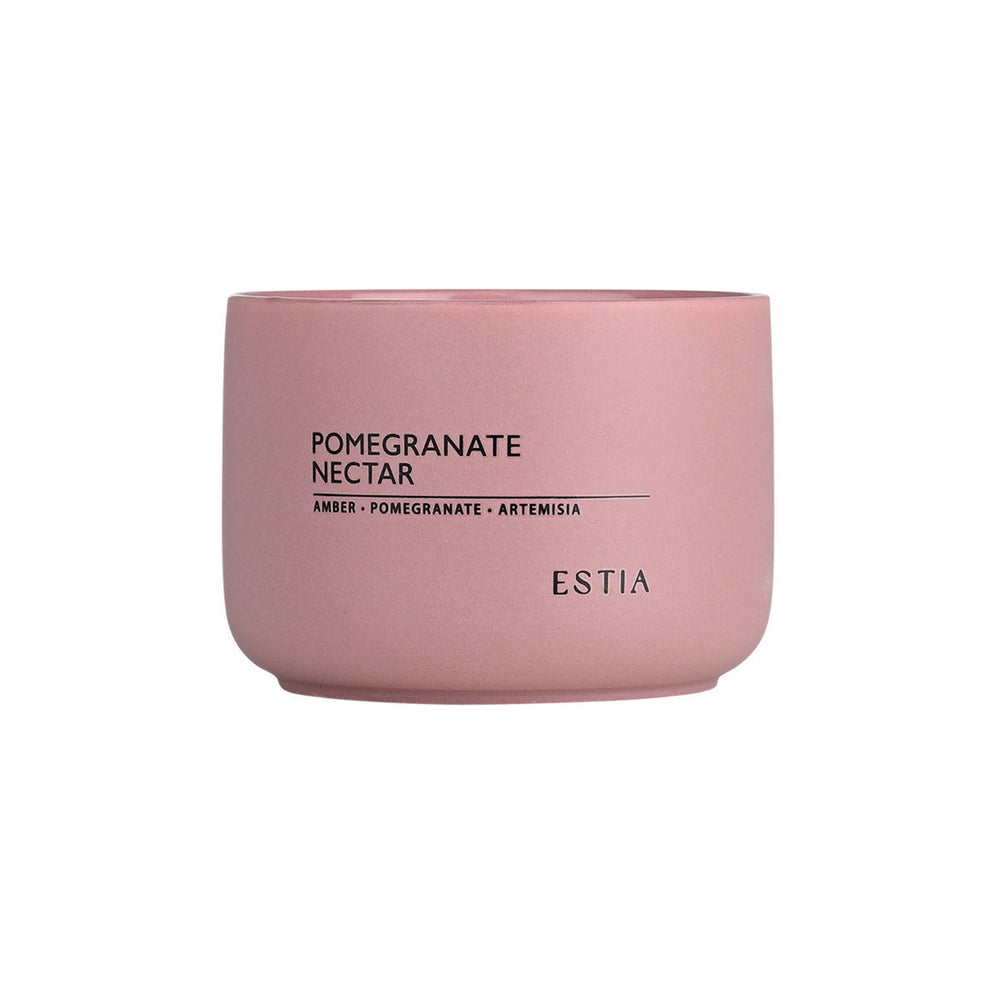 Αρωματικό Κερί Ροζ Estia 280gr 'Pomegrante Nectar'