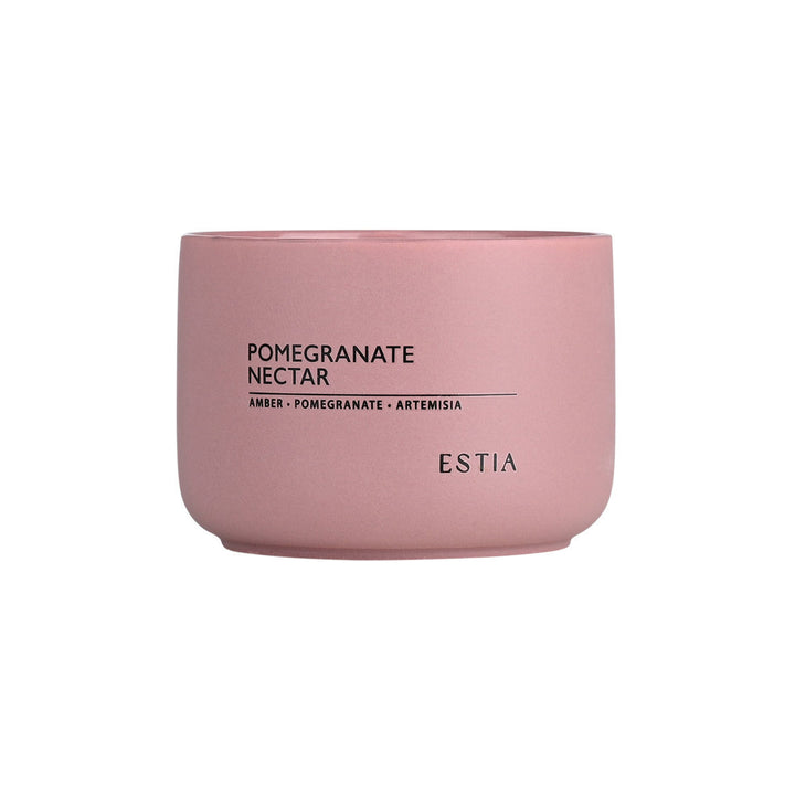Αρωματικό Κερί Ροζ Estia 280gr 'Pomegrante Nectar'