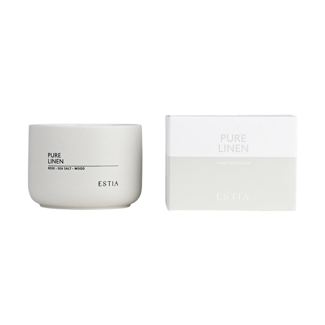 Αρωματικό Κερί Pure Linen 280gr Estia
