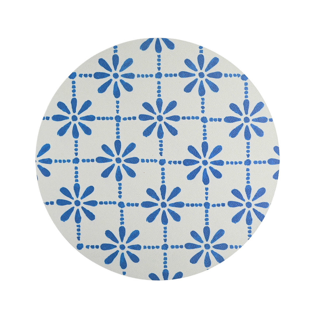 Σουπλά Μπλε Aegean Tile D38cm Estia
