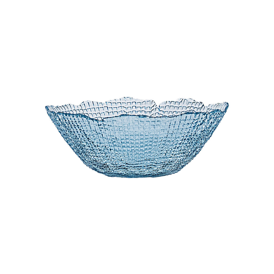 Γυάλινο Μπολ Μπλε 16X5cm Roche Estia
