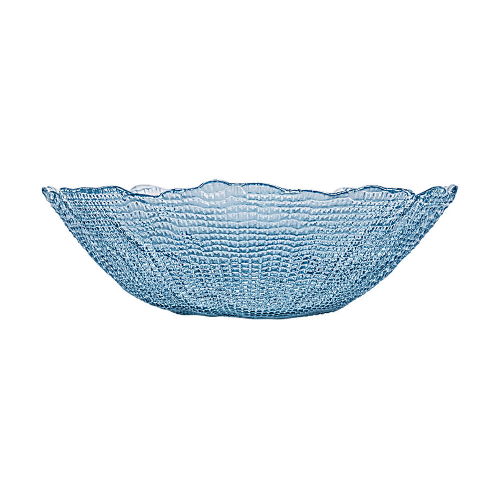Σαλατιέρα Γυάλινη Μπλε Roche Estia 27,5x8cm