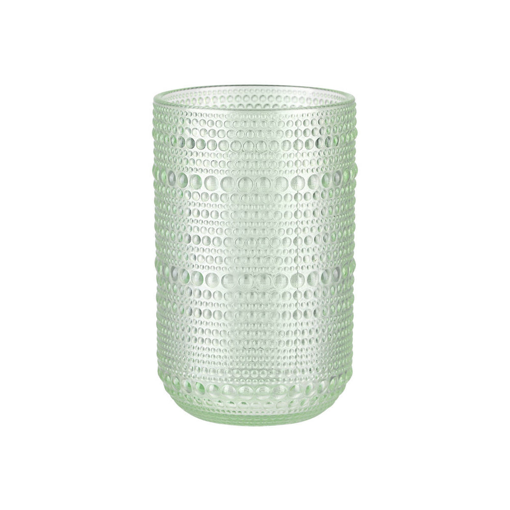Γυάλινο Ποτήρι Νερού Dots Πράσινο 465ml Estia
