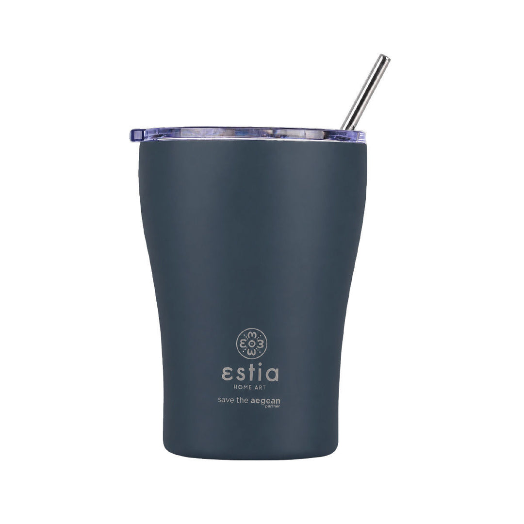 Estia Ποτήρι Θερμός 350ml Μπλε Save The Aegean Coffee Mug Indigo