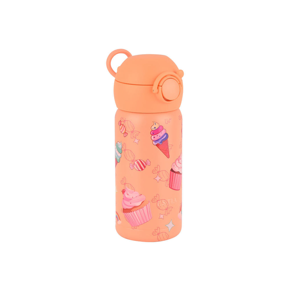 Estia Θερμός Παιδικό Με Καλαμάκι 350ml Κοραλί Candy Sky