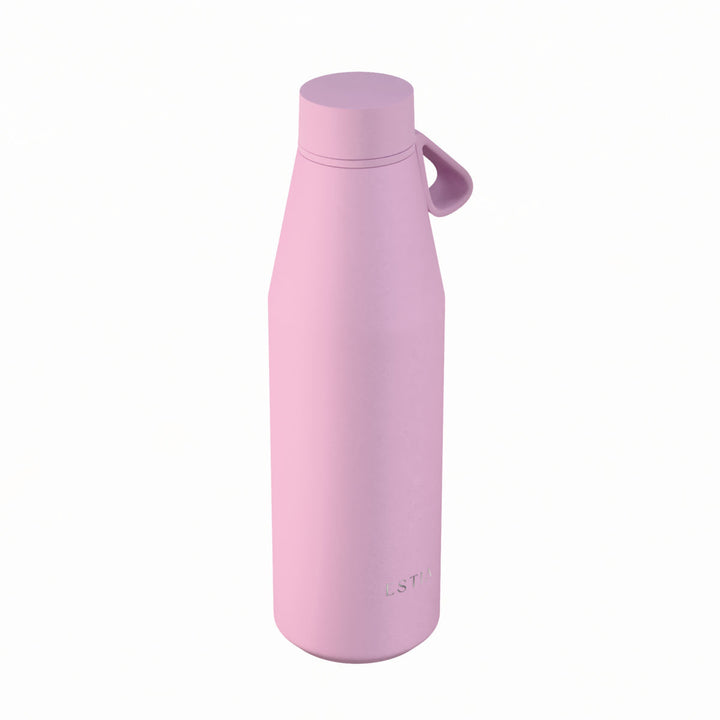 Μωβ θερμός Flow 500ml Estia σε πλάγια όψη με ματ επιφάνεια και μίνιμαλ σχεδιασμό.