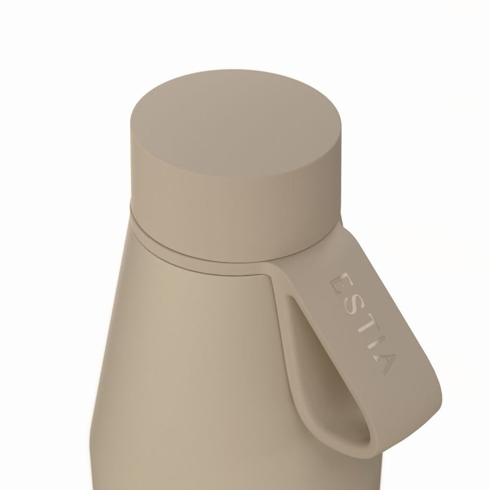 Estia Μπουκάλι Θερμός Flow 500ml Μπεζ Save the Aegean Dune