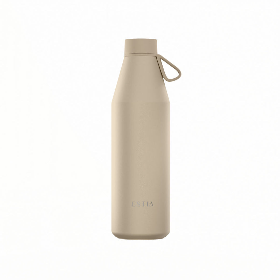 Estia Μπουκάλι Θερμός Flow 800ml Μπεζ Save the Aegean Dune