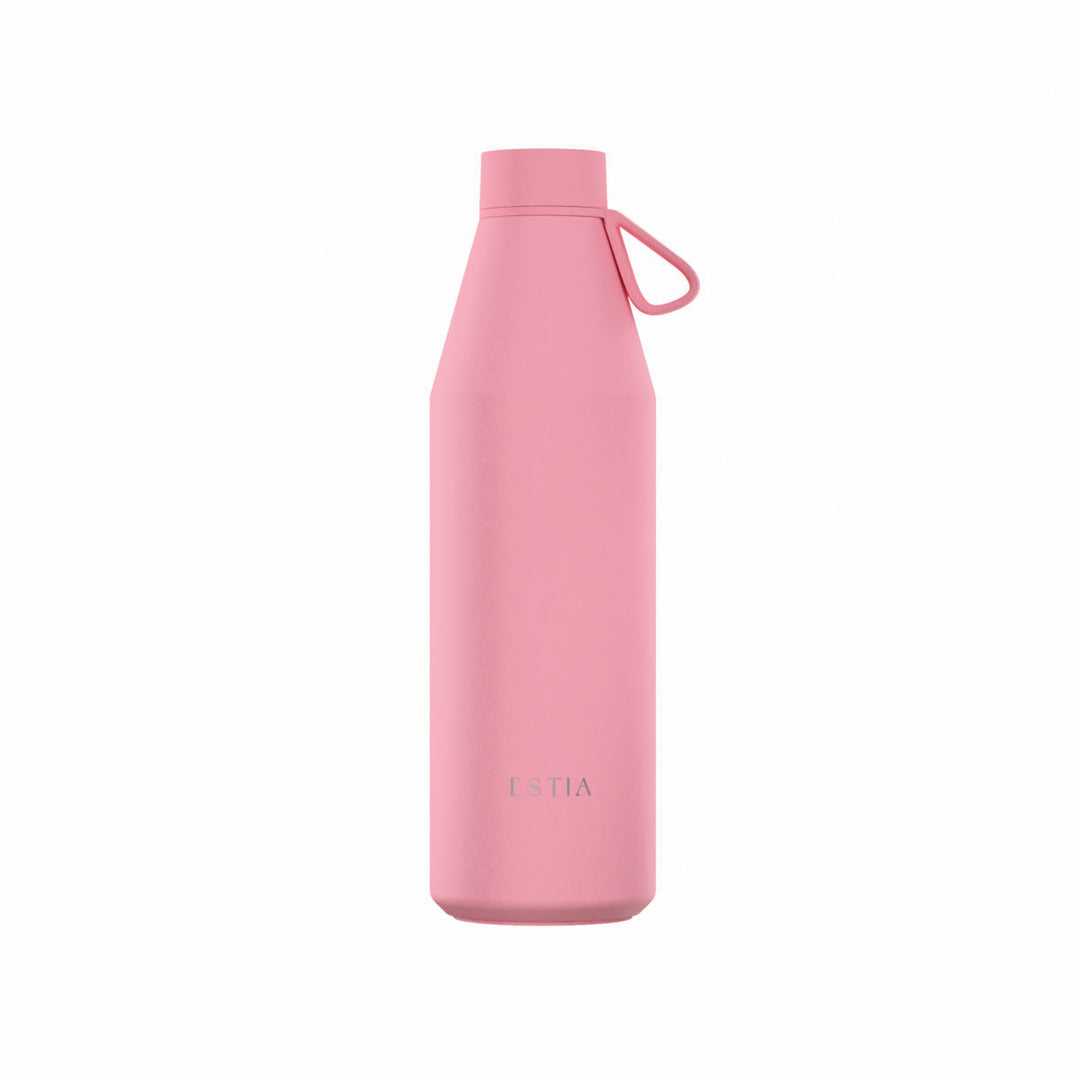 Estia Μπουκάλι Θερμός Flow 800ml Ροζ Save the Aegean Rose