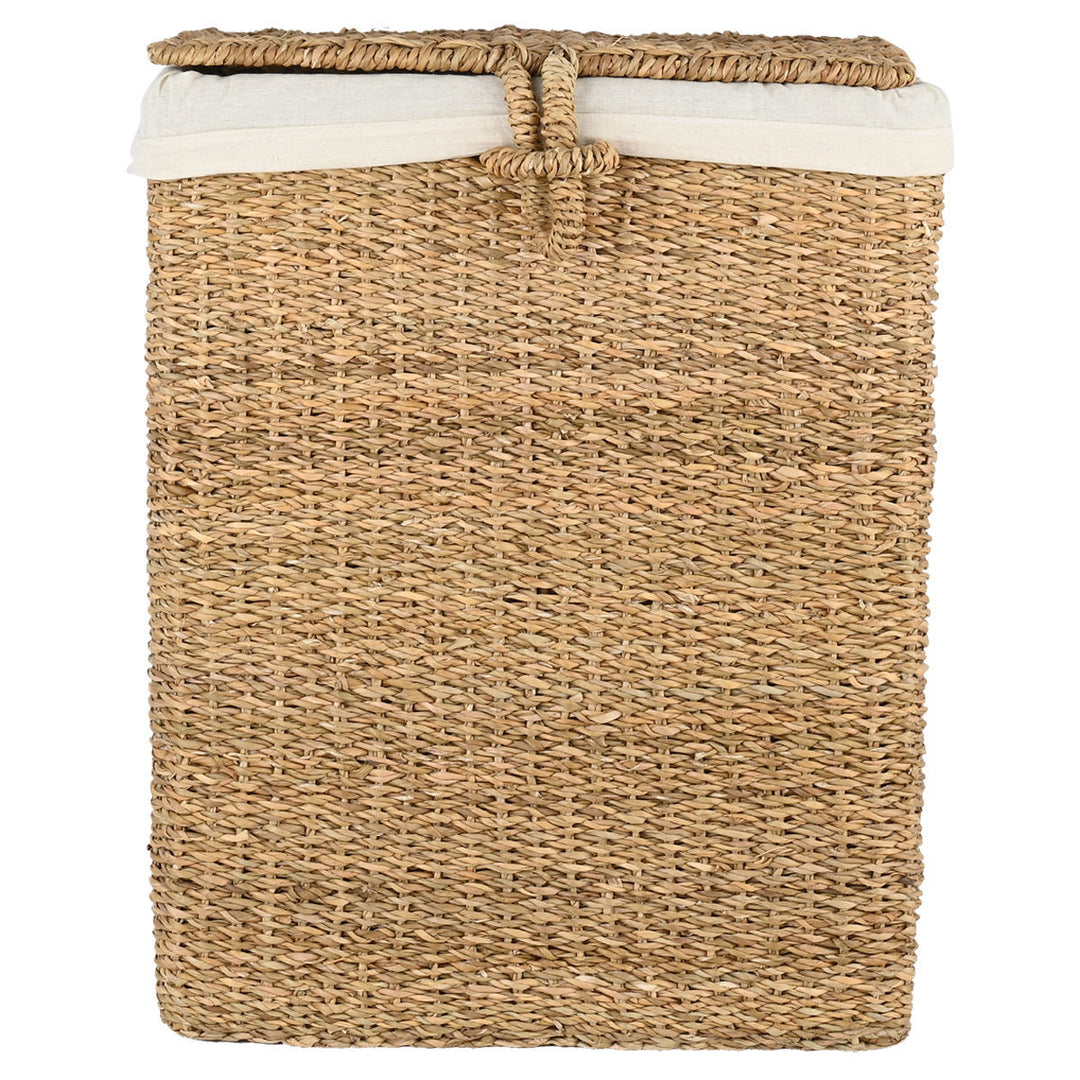 Καλάθι Απλύτων Ψάθινο Nerina 46X31X55cm Ορθογώνιο Estia