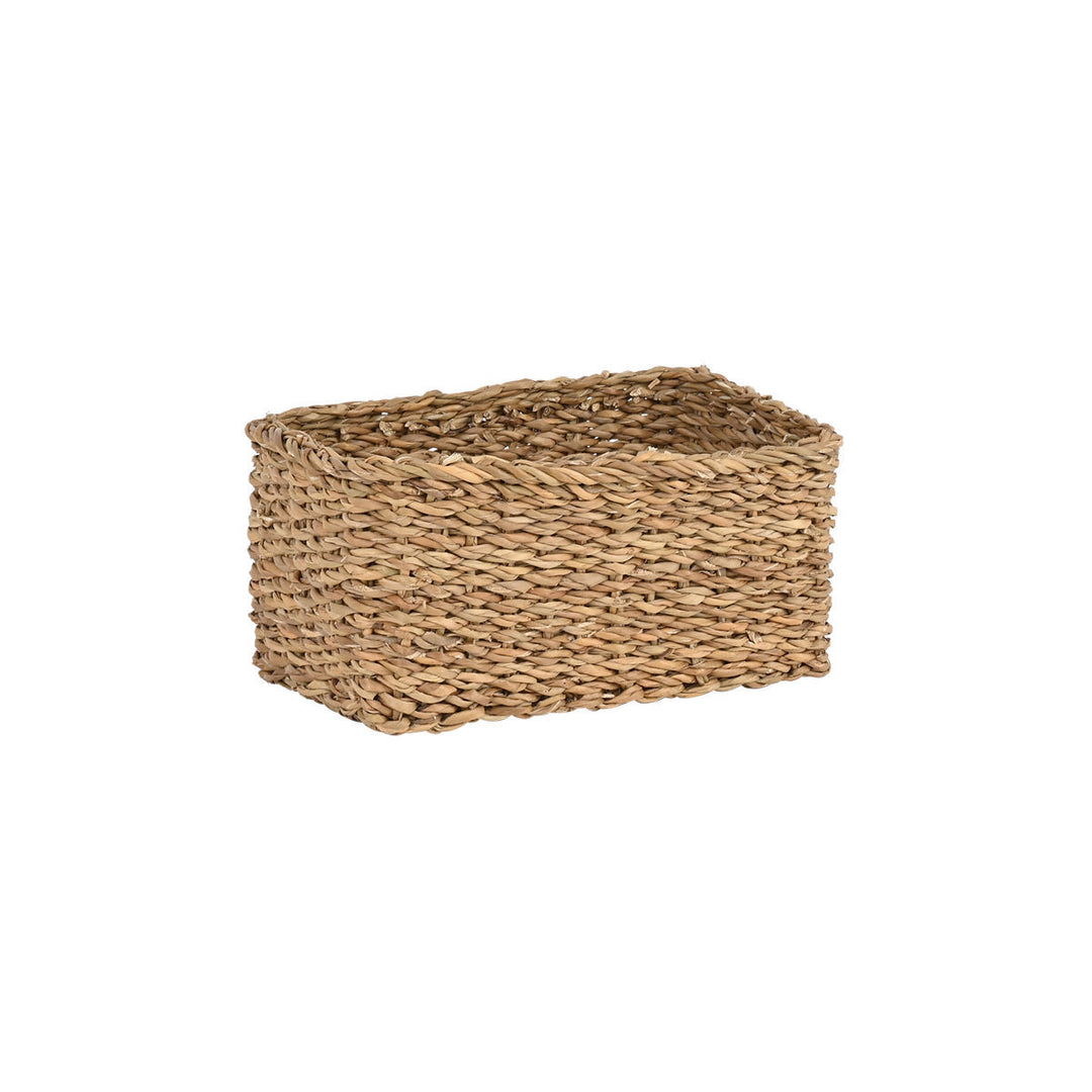Καλάθι Αποθήκευσης Ψάθινο Nerina 26X16X12cm Ορθογώνιο Estia