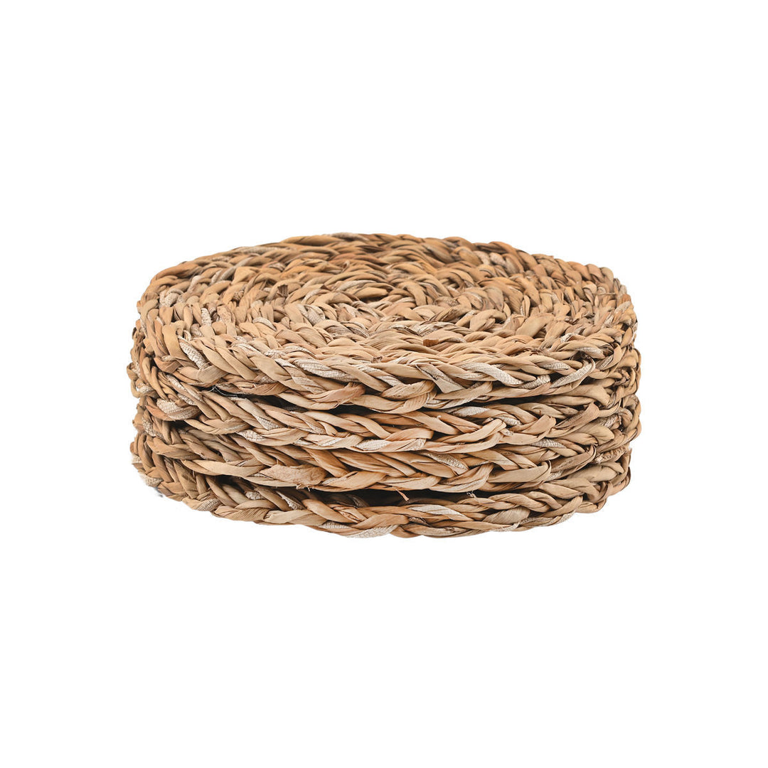 Σουβέρ Ψάθινο Nerina Φ11cm Σετ 4 Τεμ. Estia