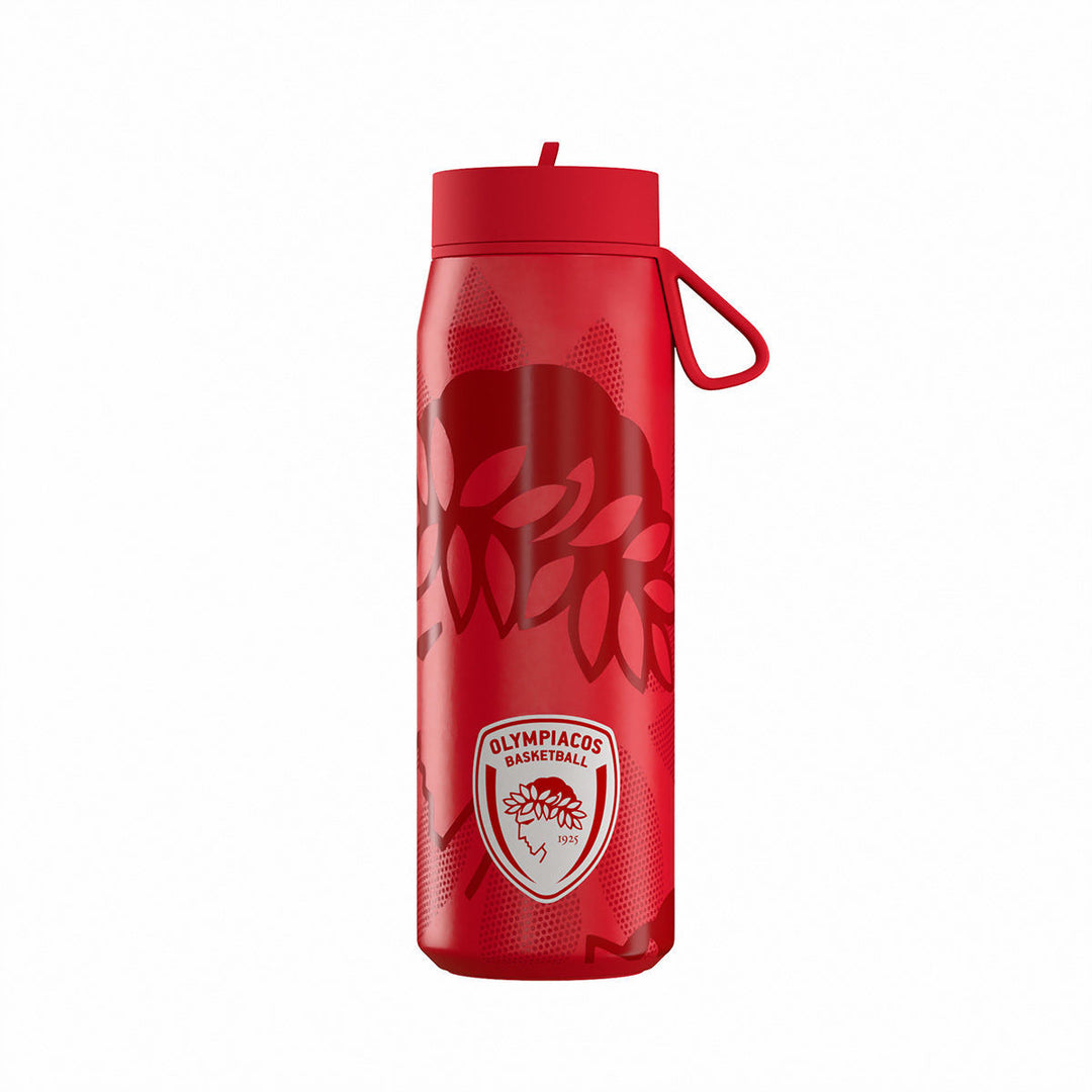 Estia Μπουκάλι Θερμός Pulse 500ml Κόκκινο Olympiacos BC Edition